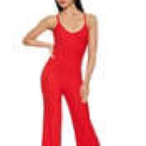 Red jumpsuit